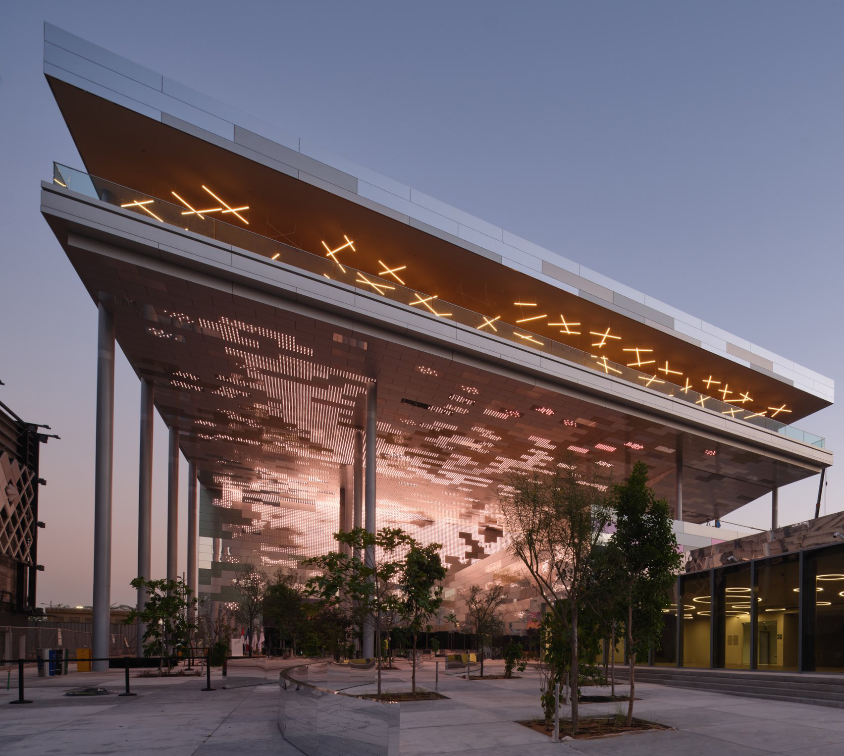 Pavillon France à Dubaï (vue extérieure)