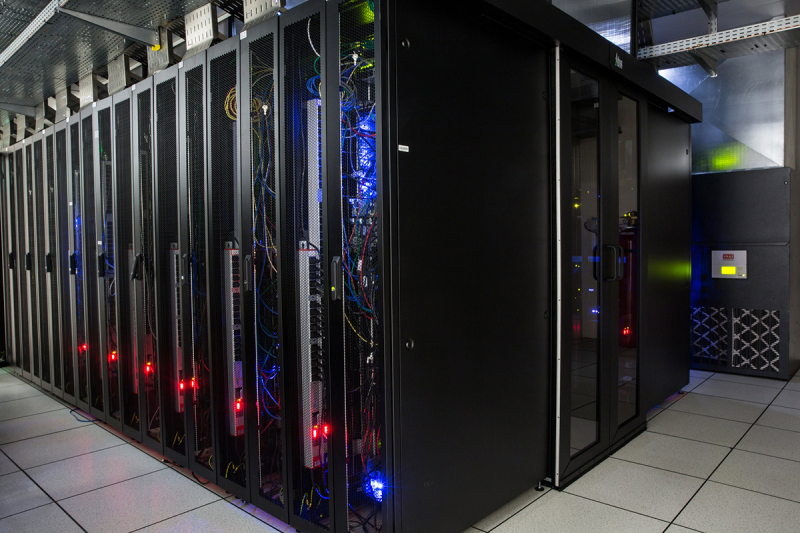 Salle serveur du datacenter de l'École polytechnique