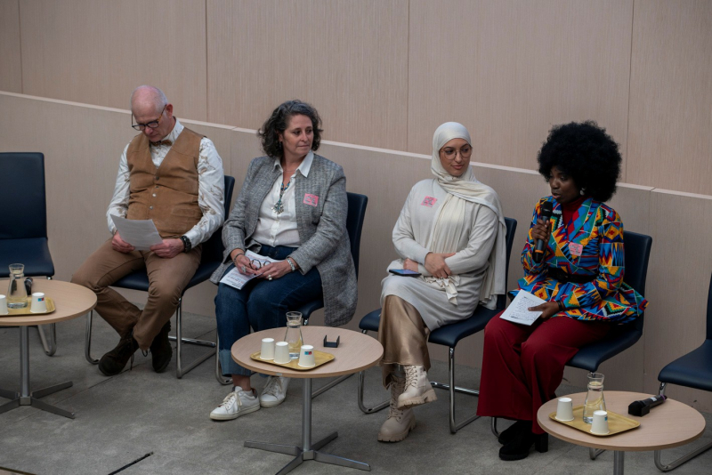 The panel of citizens during the feedback session at the French Senate