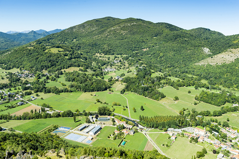 Vue aérienne de la Sete