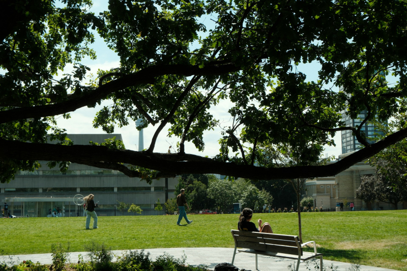 Un campus végétalisé.