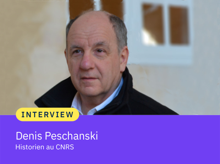Portrait de Denis Peschanski, historien au CNRS