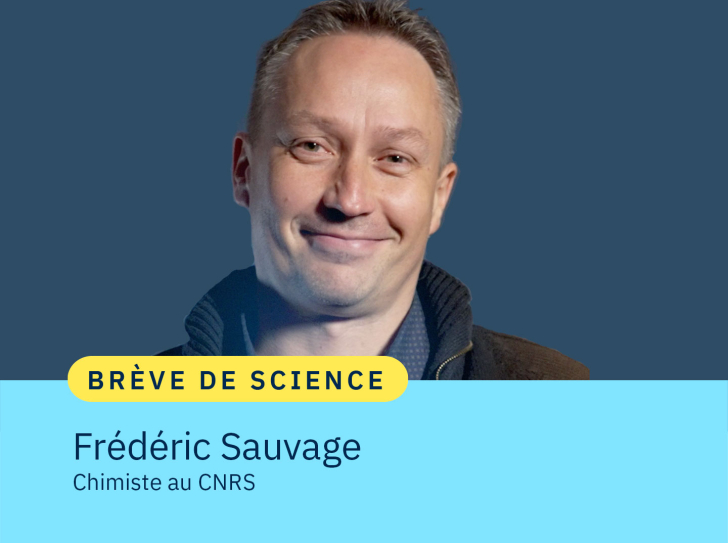 Portrait de Frédéric Sauvage, chimiste au CNRS