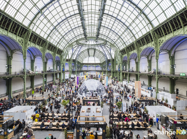 La nef du Grand Palais accueillant le salon ChangeNOW