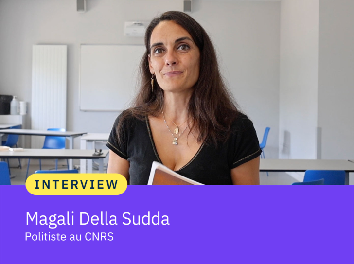 Portrait de Magali Della Sudda, politiste au CNRS