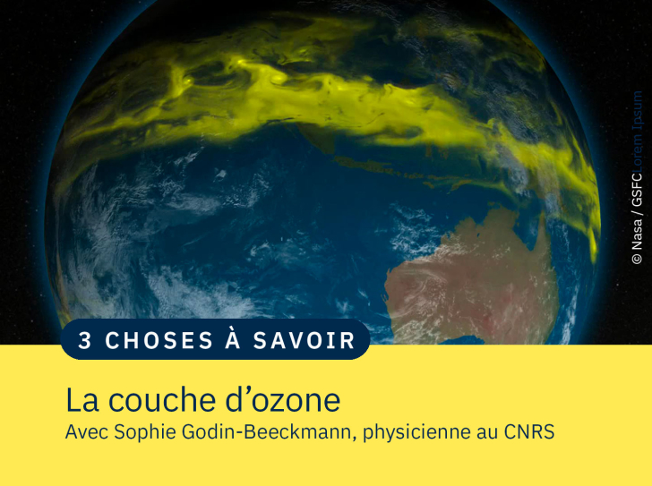 La couche d'ozone vue de l'espace