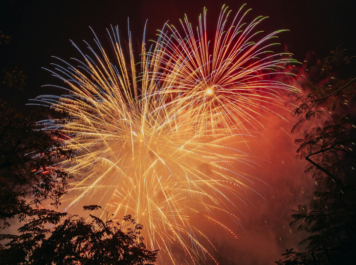 feu d'artifice
