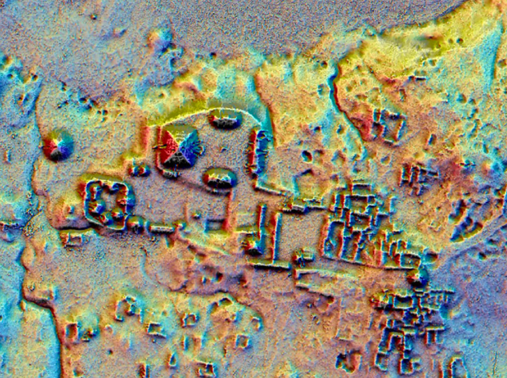 Vue de Naatchun au lidar