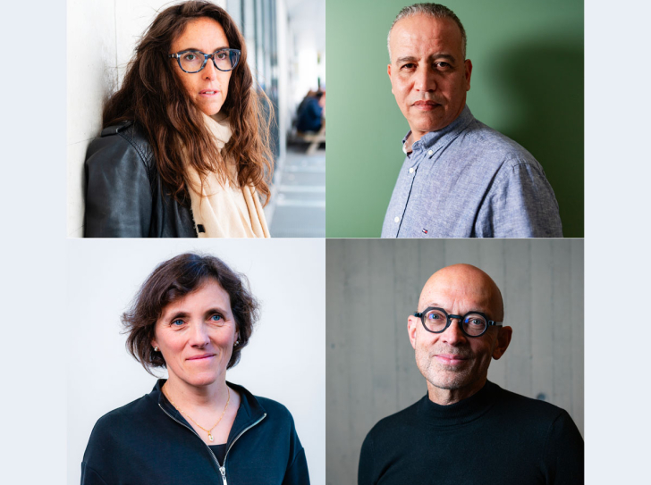 Portraits des 4 médaillés de l'innovation du CNRS