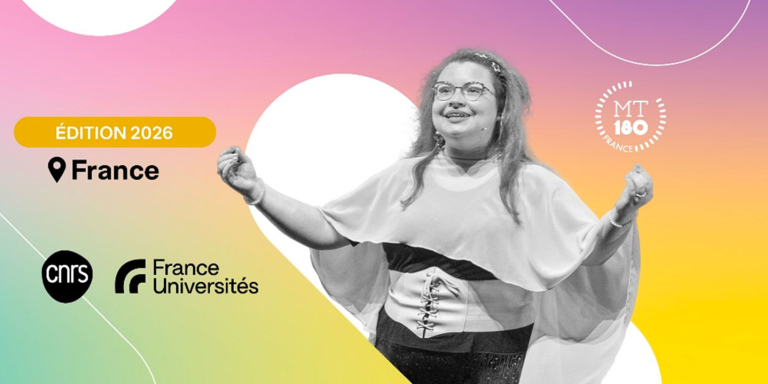 Affiche de l'événement Ma thèse en 180 secondes