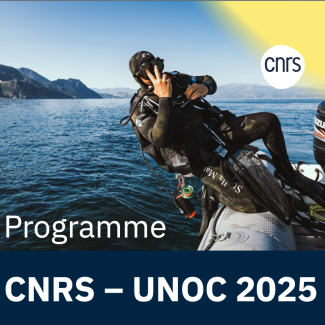 Couverture du programme du CNRS à l'UNOC-3