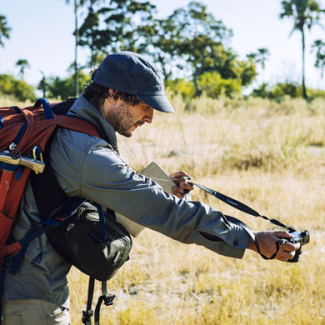 Campagne de relevés photographiques et GPS, île de Nxaraga, Delta de l’Okavango, Botswana