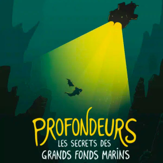 Couverture de la BD "Profondeurs, les secrets des grands fonds marins"