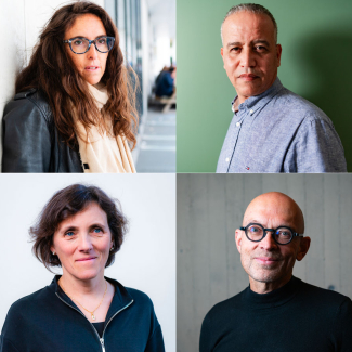 Portraits des 4 médaillés de l'innovation du CNRS