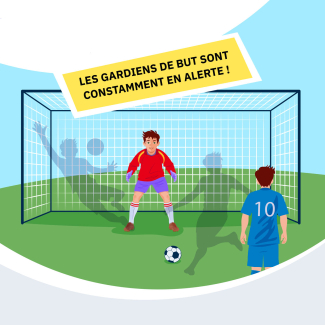illustration d'un gardien de but