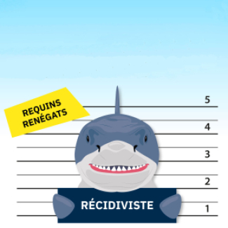 Un requin dans un poste de police