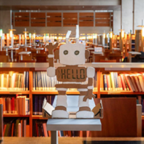 À l'entrée du BnF DataLab