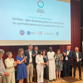 Remise du prix au projet AirGéo