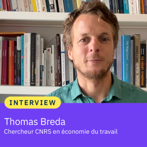 Portrait de Thomas Breda, chercheur CNRS en économie du travail