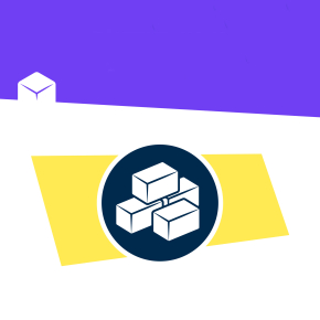 Illustration avec des carrés de sucre